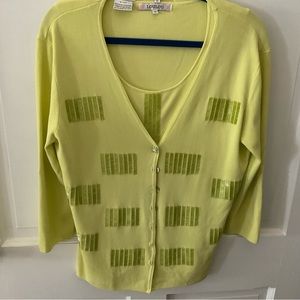 Lime Green Sweater Set 1X